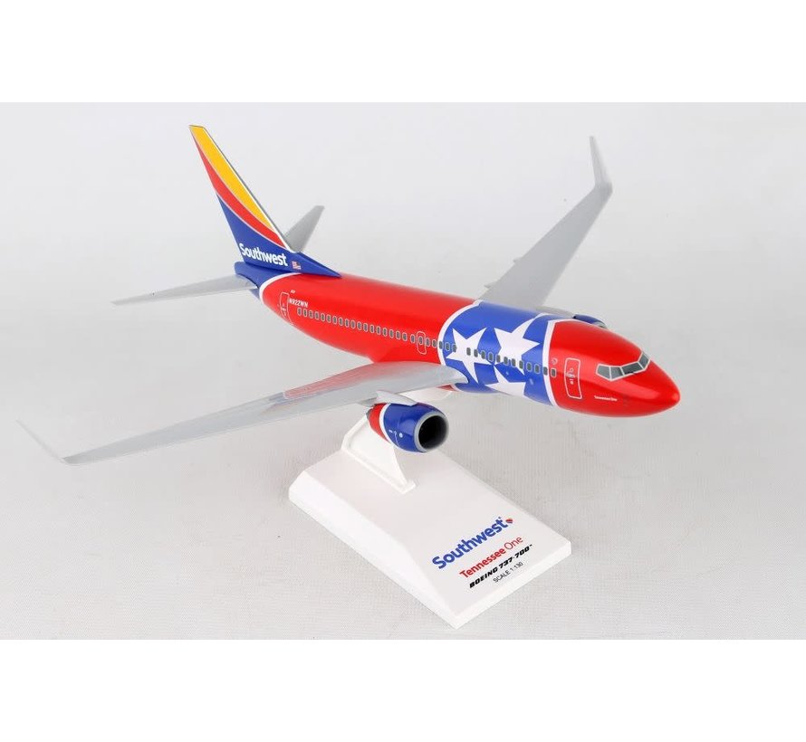 B737-700W Southwest Tennessee One 1:130 with stand