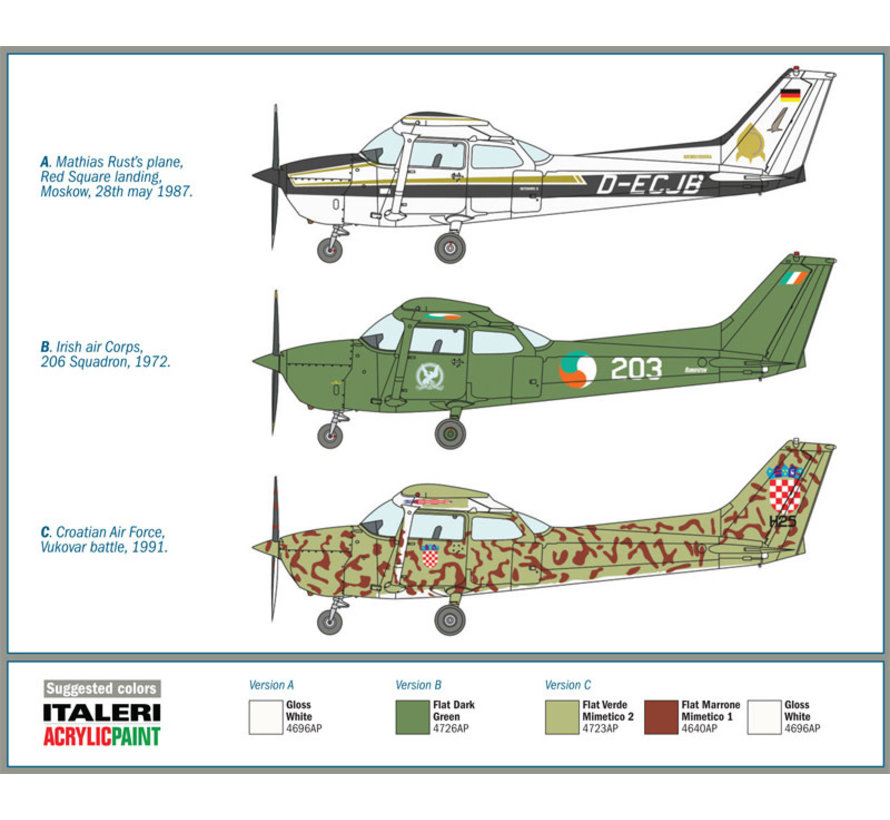 Cessna 172 Skyhawk 'RED SQUARE' 1:48 [Ex-ESCI]**Discontinued**