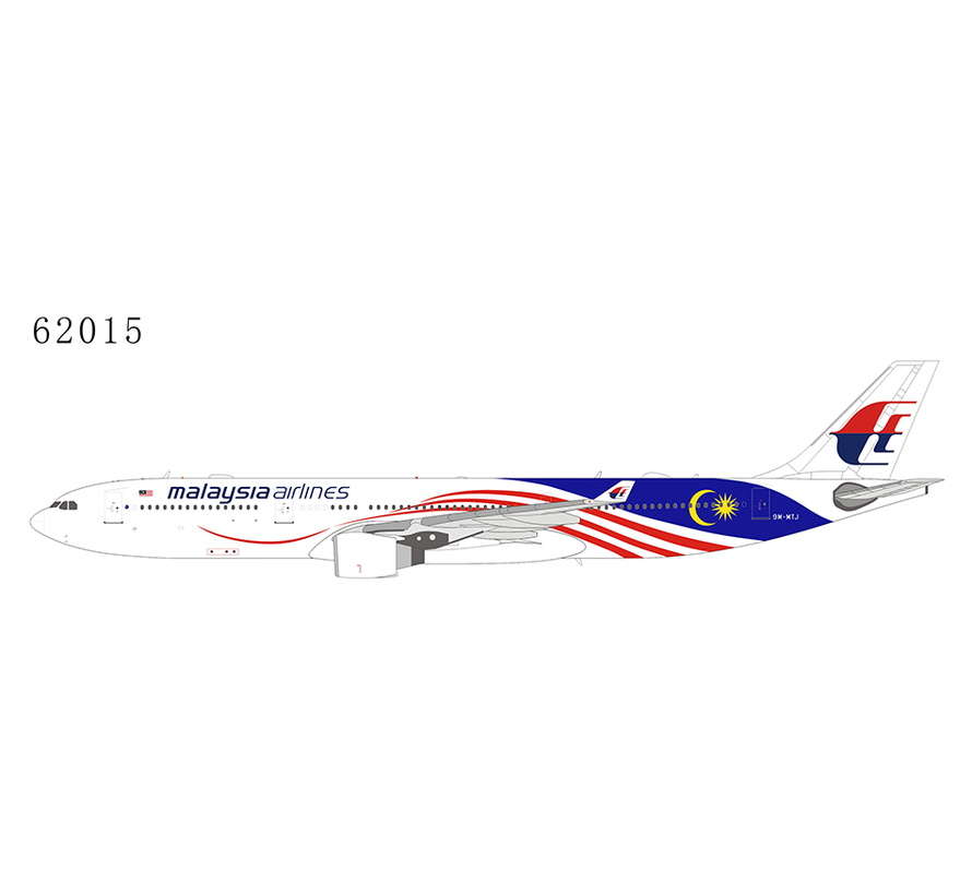 A330-300 Malaysia Negaraku c/s 9M-MTJ 1:400