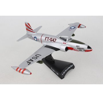 Postage Stamp Models F80 Shooting Star USAF FT-547 Miss Barbara Ann 1:80 with stand