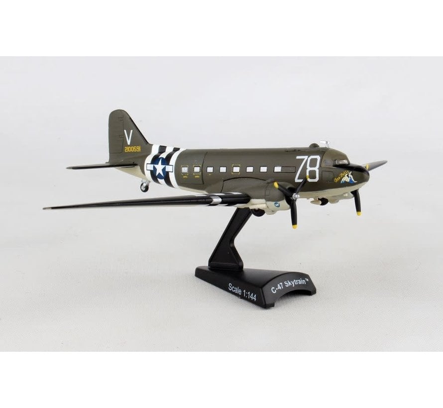 C47 Dakota USAAF D-Day Z8 V Tico Belle 1:144 with stand