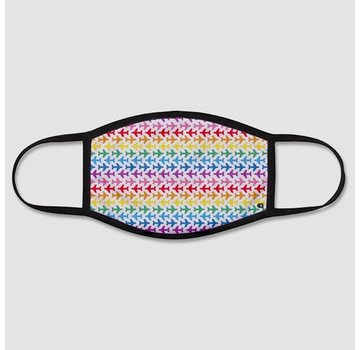 Airportag Planes Rainbow - Face Mask - Regular / Small (Kids)