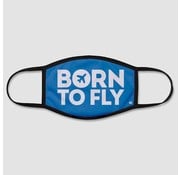 Airportag Born To Fly - Face Mask - Regular / Medium / Blue