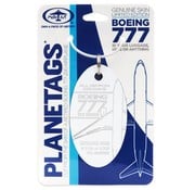 PlaneTags ANA B-777 Tail#JA8968 White