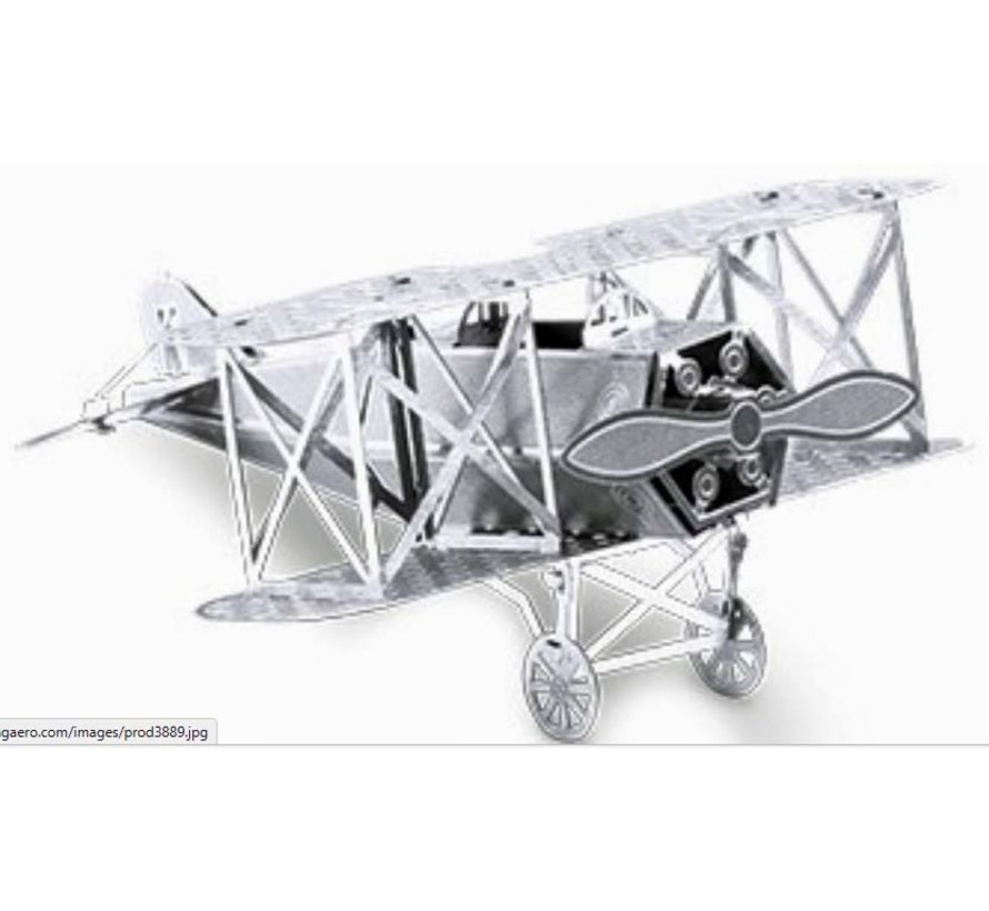 3D Laser Cut Model Fokker Biplane