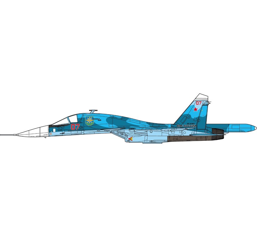 SU34 Fullback Russian Air Force RED07 1:72
