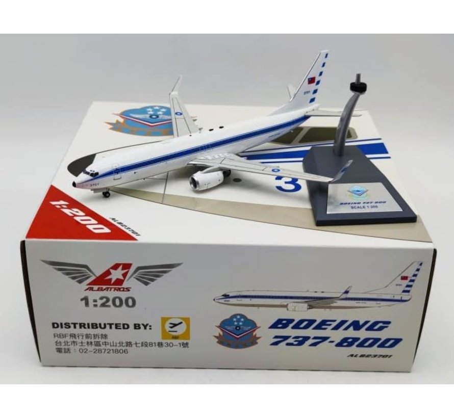 B737-800W Taiwan Air Force ROCAF 3701 1:200 *Pre-Order