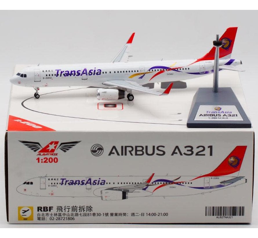 A321S TransAsia B-22612 1:200 sharklets *Pre-Order