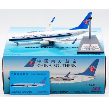 B737-800 China Southern Airlines B-5042 1:200 +Preorder+