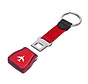 Key Chain Seat belt Red