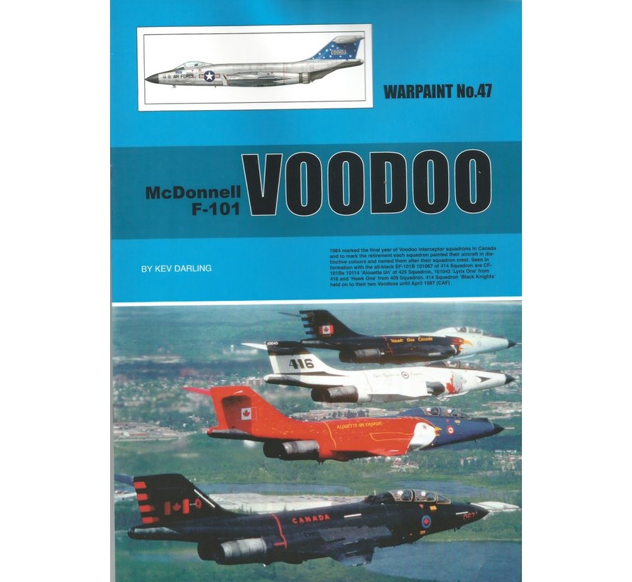 McDonnell F101 Voodoo: Warpaint #47 softcover (reprint)