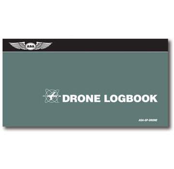 ASA - Aviation Supplies & Academics Standard Drone Logbook softcover (UAV RPAS)