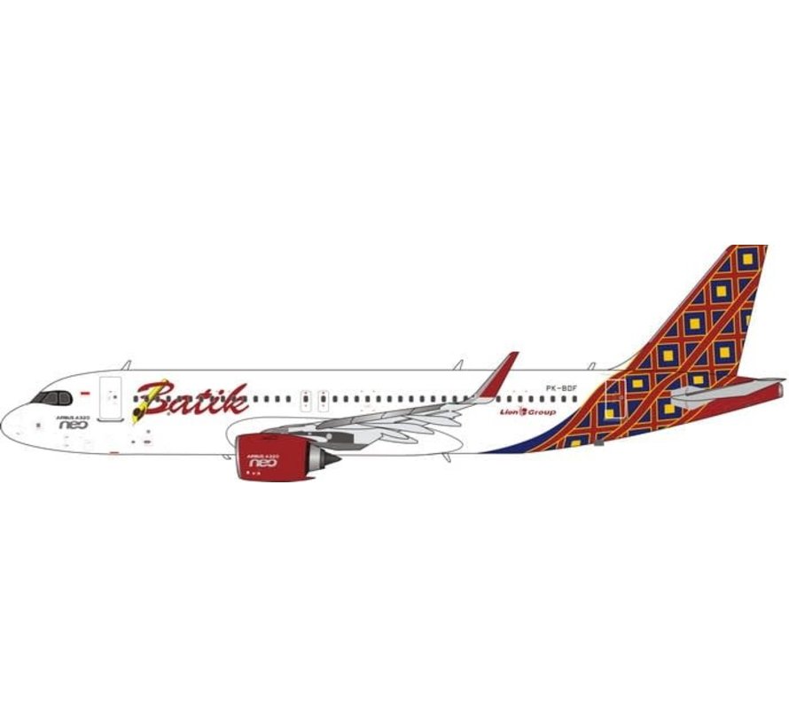 A320neo Batik Air PK-BDF 1:400