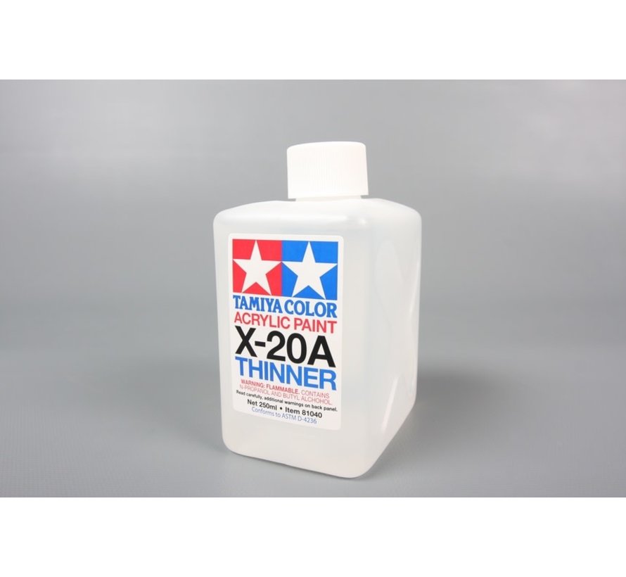 Acrylic Paint Thinner Solvent 250ml X-20a