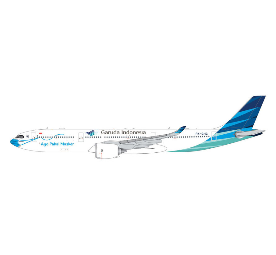 A330-900neo Garuda Ayo Pakai Maskar PK-GHG 1:400