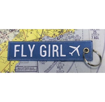 Keychain Fly Girl Blue