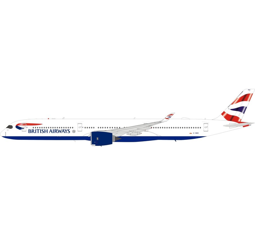 A350-1000 British Airways Union C/S G-XWBH 1:200 with stand