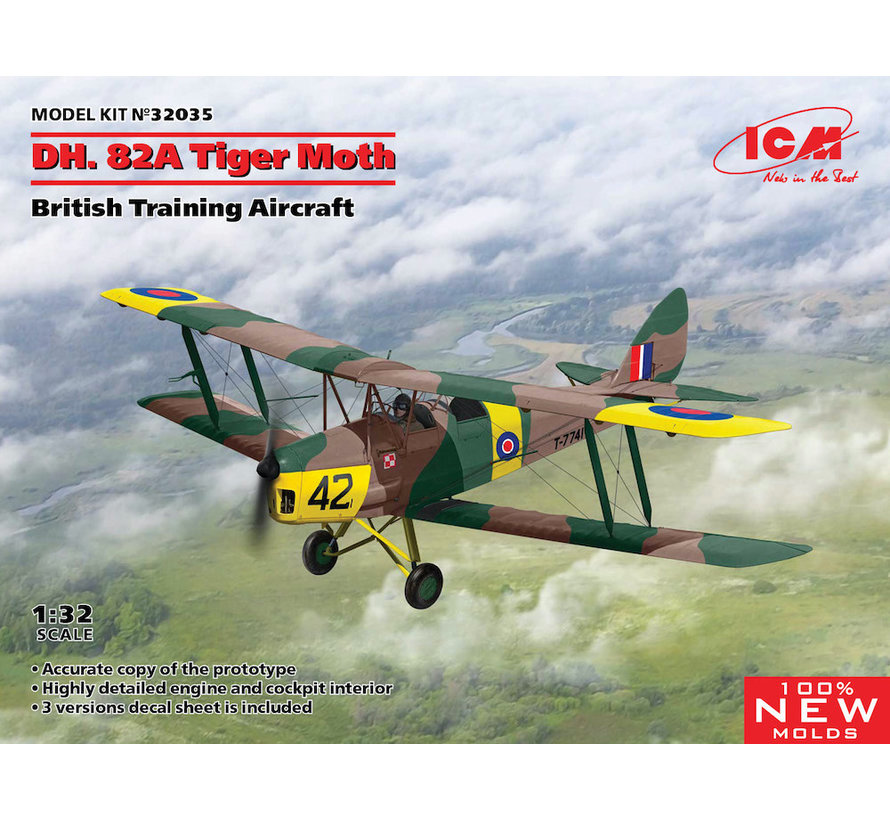DH82A Tiger Moth 1:32 New Tool 2020
