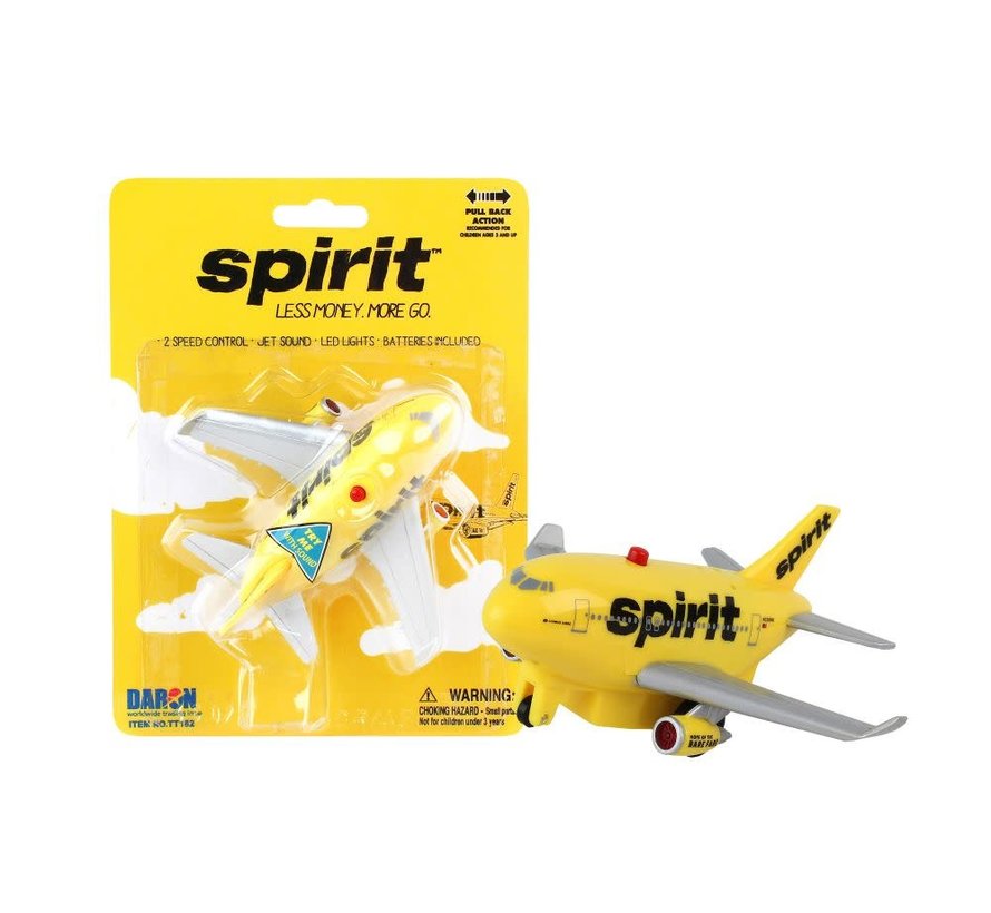 Pullback B737 Spirit Airlines Yellow livery with lights+sounds