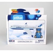 Daron WWT A320 JetBlue bubbles construction toy (55 pieces)