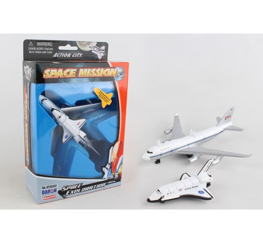 B747 with Space Shuttle diecast set