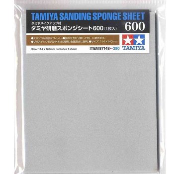 Tamiya Sanding Sponge 600 grit sheet
