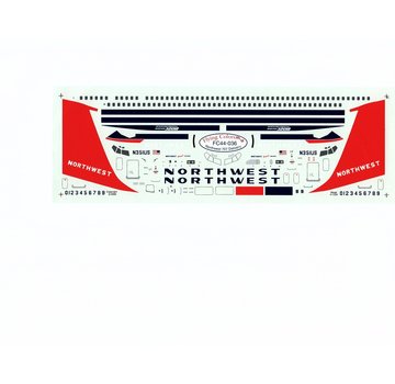 FLYING COLORS B707-320 NORTHWEST 1:144 Decals