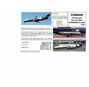 JBOT Canadair CL600 COMAIR 1:144 Decals