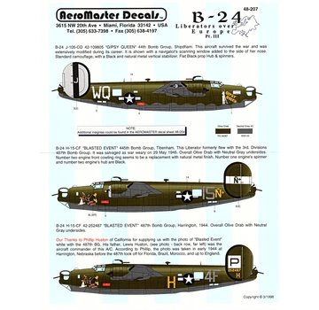 Aeromaster B24 Liberator over Europe Part III 1:48*Discontinued*