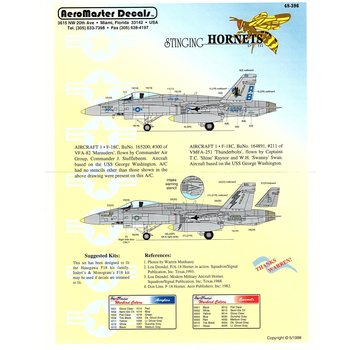 Aeromaster F18C Stinging Hornets Part III 1:48*Discontinued*