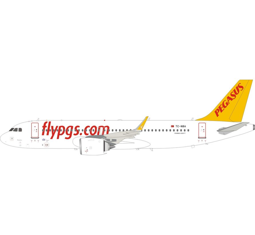 A320neo Pegasus flypgs.com TC-NBA 1:200