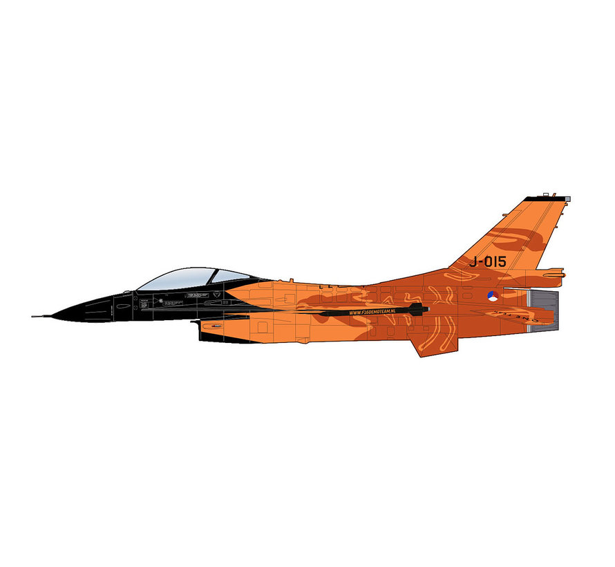 F16AM Fighting Falcon RNLAF J-015 Orange Lion 2009-2013 1:72
