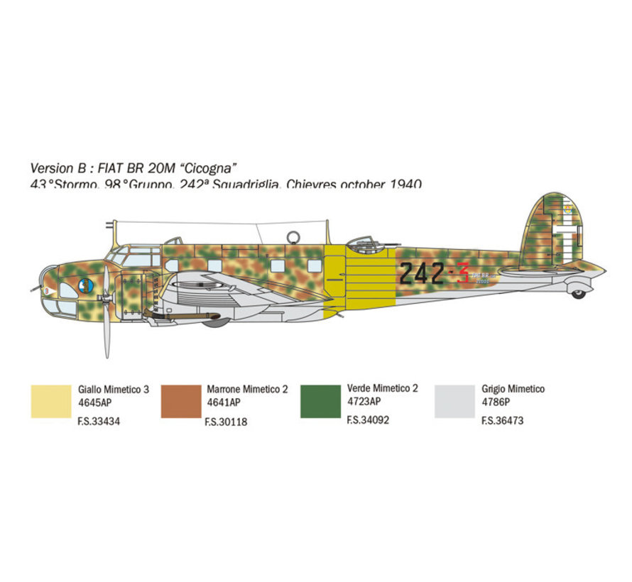 Fiat BR20 'Cicogna' 1:72 Battle of Britain 80th Anniversary