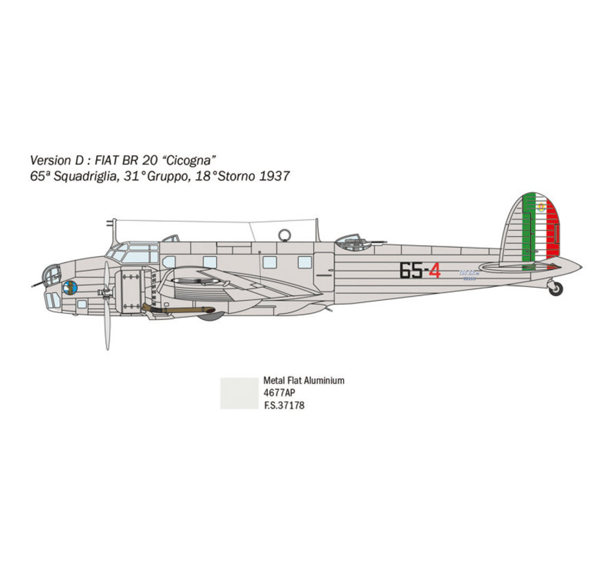 Fiat BR20 'Cicogna' 1:72 Battle of Britain 80th Anniversary