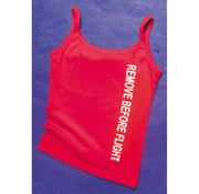 Ladies Remove Before Flight String Tee