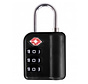 Lock Combo 3 Dial Black TSA Approved