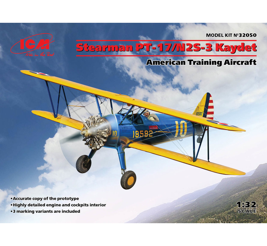 Stearman PT-17/N2S-3 Kaydet Trainer 1:32