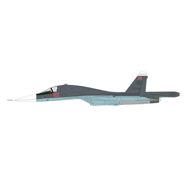 Hobby Master Su34 Fullback Fighter Bomber RED22 Russian AF 1:72