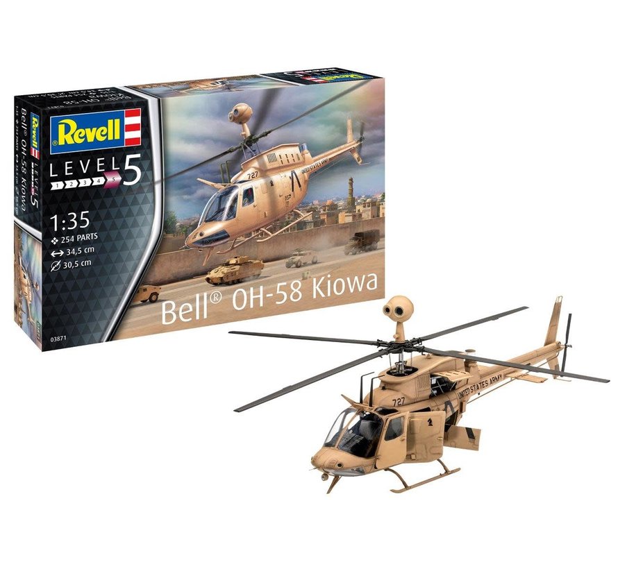 Bell OH-58 Kiowa 1:35 2019 issue [MRC mold]