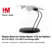 Hobby Master Display stand for 1:72 scale F/A-18A/B/C/D/E/F & Mirage 2000 models.
