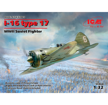 ICM Model Kits Polikarpov I-16 Type 17 1:32