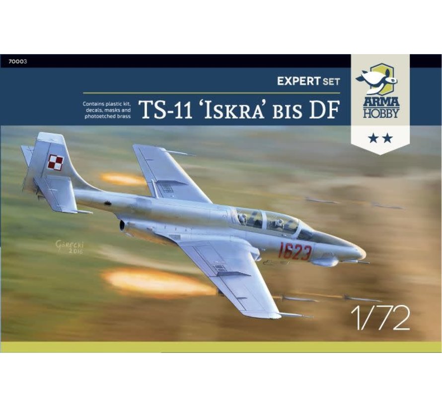 TS-11 Iskra Bis DF Expert set "Silver" 1:72 Kit