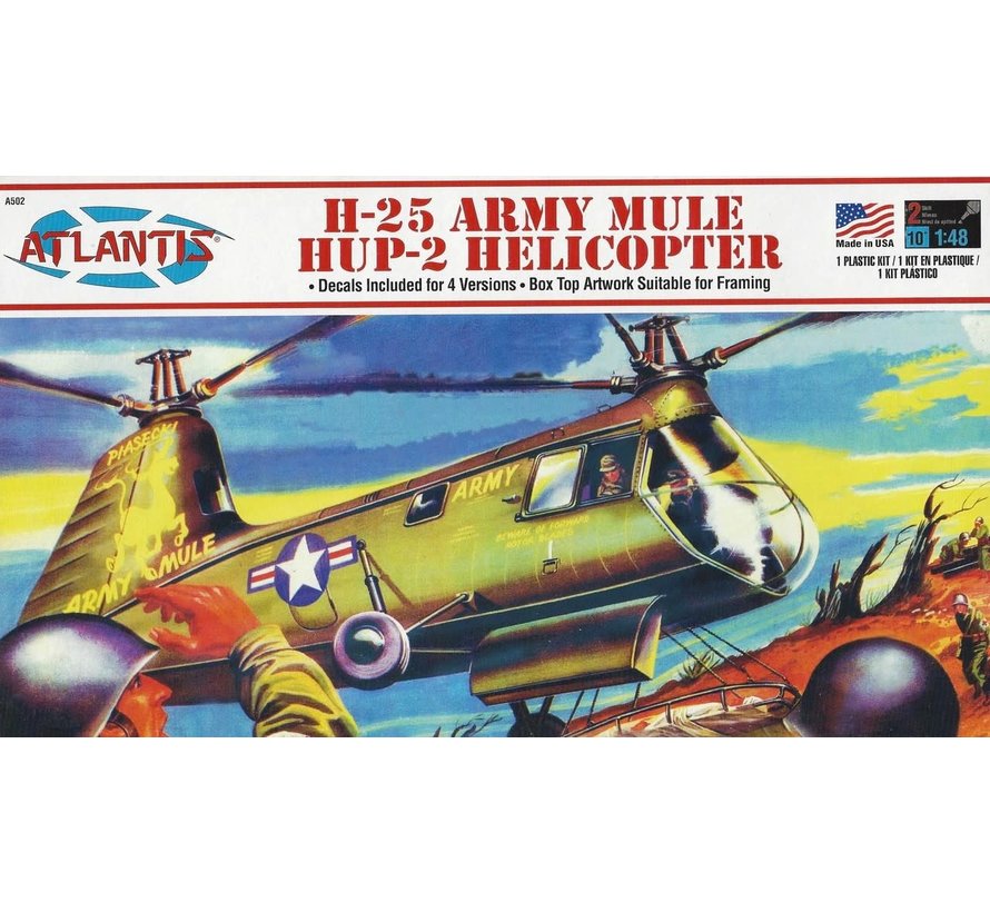H-25 Army Mule HUP-2 Helicopter 1/48