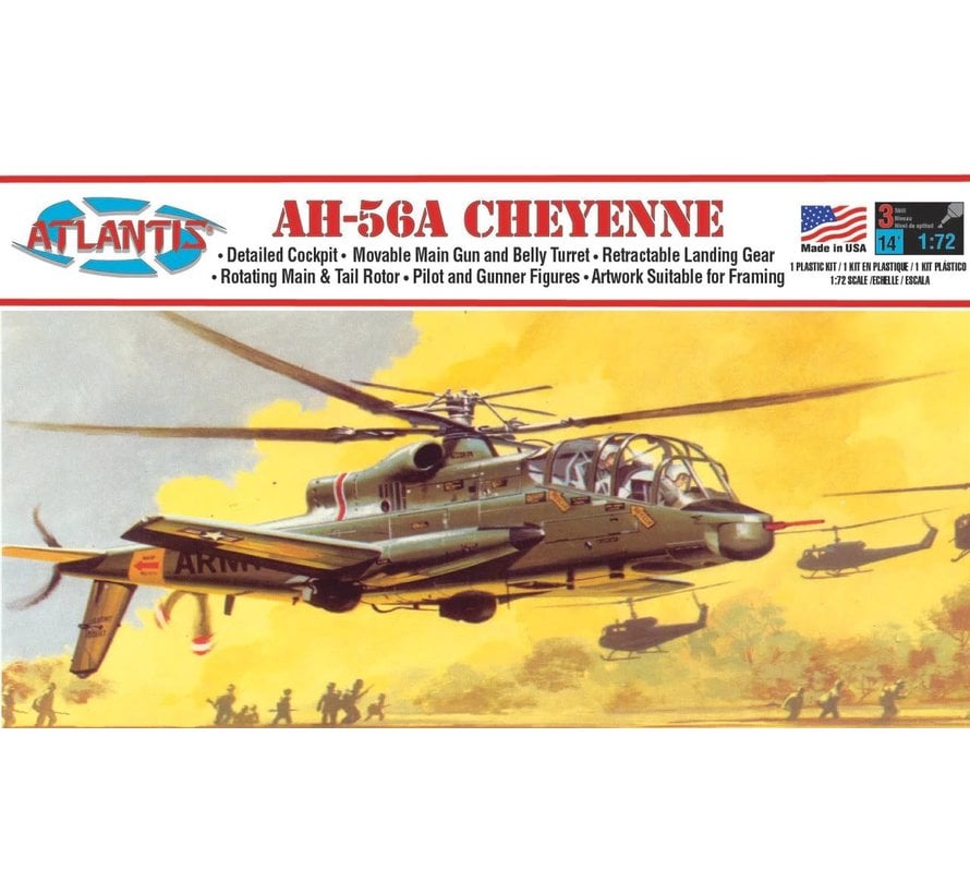 AH56A Cheyenne Helicopter 1:72 [Ex-Aurora]