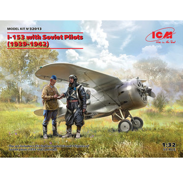 ICM Model Kits Polikarpov I-153 with Soviet Pilots (1939-1942) 1:32