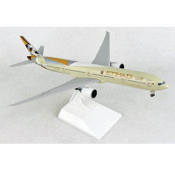 SkyMarks B777-300ER Etihad 2014 livery1:200 with gear and stand +NEW+