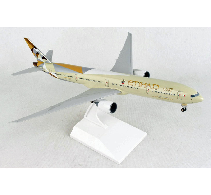 B777-300ER Etihad 2014 livery1:200 with gear and stand +NEW+