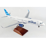 Skymarks Supreme A321neoLR JetBlue 1:100 with Wood Stand & Gear +NSI+