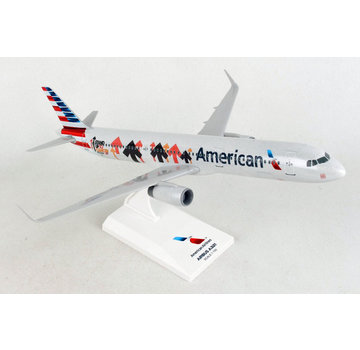 SkyMarks A321S American 2017 livery Stand up to Cancer 1:150 with stand