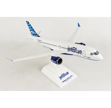 SkyMarks A220-300 JetBlue 1:100 with stand